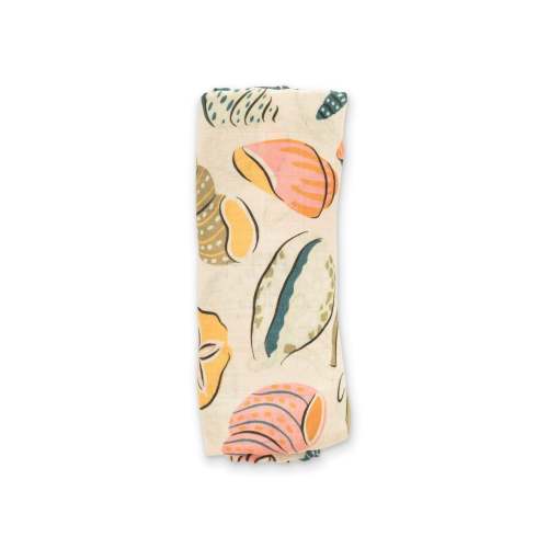 Baby Coastal Bows Bamboo Muslin Blankets – Soft & Breathable Newborn Blanket by Ellie Sue