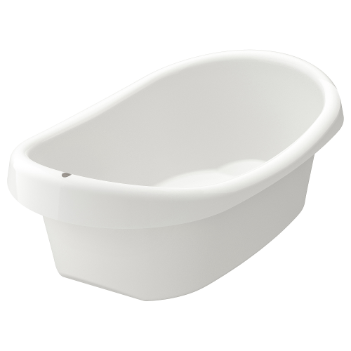 IKEA Lattsam Baby Bath - White Green