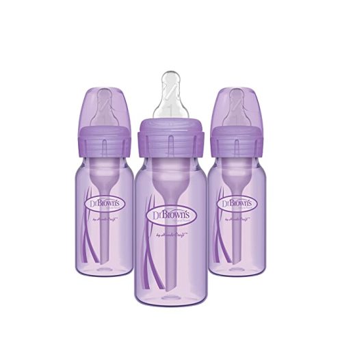 Dr. Brown's Options+ Anti-Colic Baby Bottles - Lavender - 4oz - 3pk - 0m+