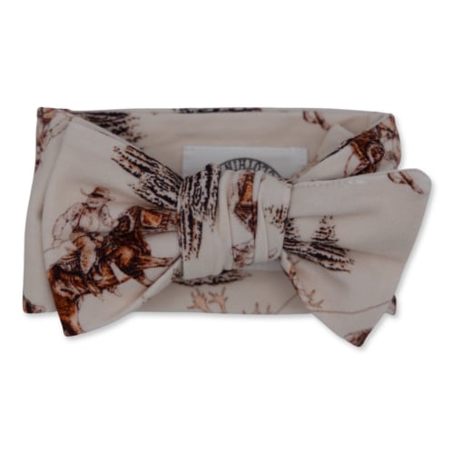 Vintage Beige Cowboy Christmas Headband