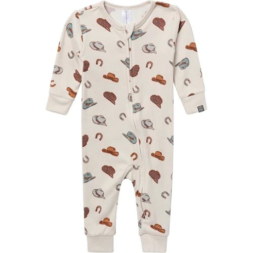 Modern Moments by Gerber baby-boys Baby Hacci Footless Pajamas