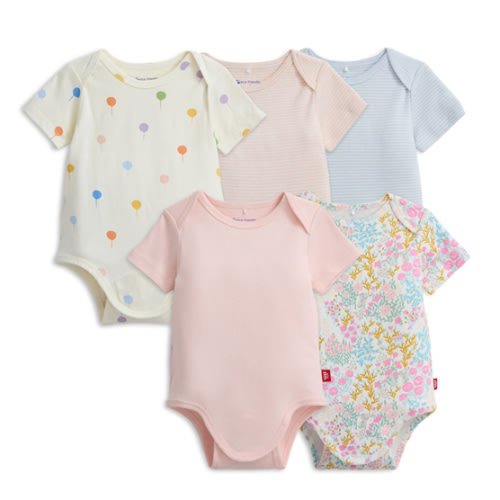 Girls' Bodysuit Bundle, Pack of 5 - Baby Magnetic Me