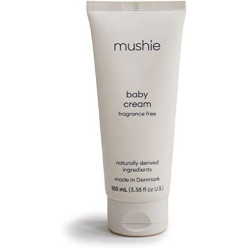 mushie Baby Cream | Healing Ointment for Dry, Chaffed Skin, Diaper Rash, & Minor Scratches | Certified COSMOS ORGANIC | Made In Denmark, 3.38 fl oz (100 mL)
