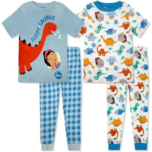 Ms. Rachel Kids Pajama Set - 2 Piece Cozy Girls Boys Pjs, Short Sleeve & Shorts Matching For Toddler Kids - Official Product