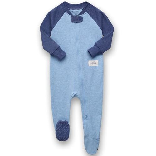 VAENAIT BABY Infant Toddler Boys Girls Modal Cotton Footed Romper One-PIece Outfit Bodysuit Footie 0M-2T