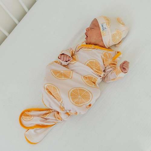 Newborn Knotted Gown - Cutie