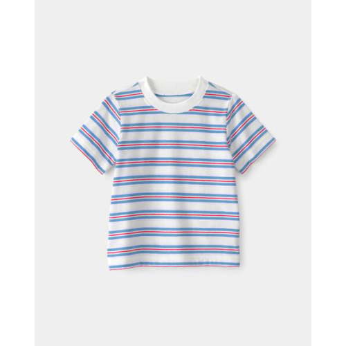 Baby Striped T-Shirt - Red/White/Blue | Carter's
