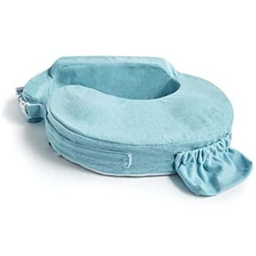 My Brest Friend Deluxe Nursing Pillow Slipcover Sleeve | Great for Breastfeeding Moms | Pillow Not Included, Aqua