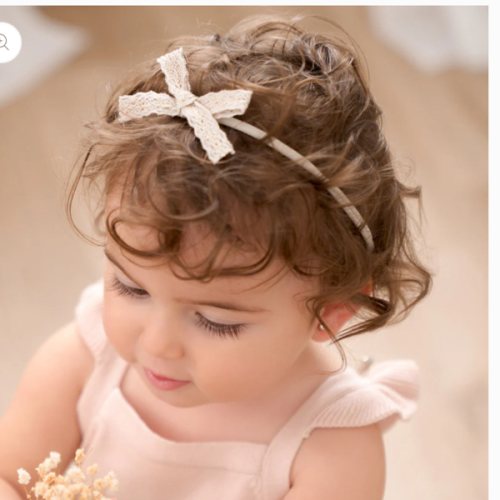 Sparkle Lace Bow Headband 3Pk – Elegant Baby