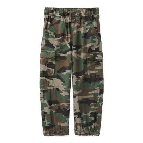Wonder Nation Baby and Toddler Boys Cotton Cargo Jogger Pants, Sizes 12M-5T