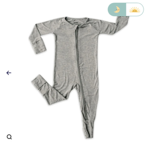 Heather Gray Zippy - Little Sleepies