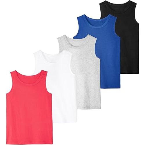 Garanimals Baby & Toddler Boy Tank Top - Kid's Sleeveless Muscle Tank - Size: 2T - 5 Pack Set