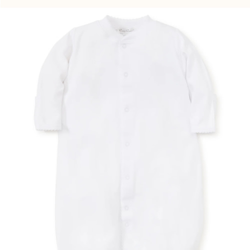 White Kissy Basics Conv. Gown