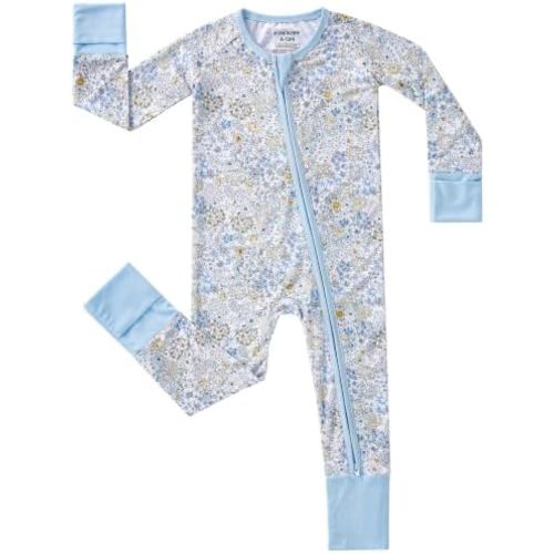 pureborn Baby Sleeper Viscose from Bamboo Zipper Footies 0-24 Months