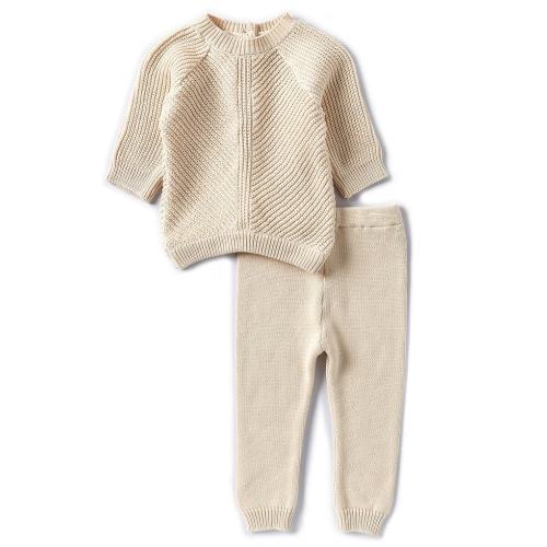 Feltman Brothers Baby Boys Chunky Long Sleeve Sweater & Pants Set