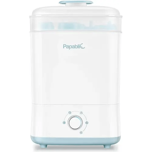 Papablic Baby Bottle Sterilizer and Dryer Pro, Esterilizador De Biberones, Electric Steam Sterilizer for Baby Bottles, Pacifiers, and Pump Parts, Large Capacity 10 Bottles