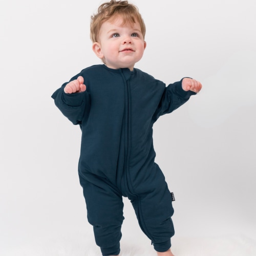 1.0 TOG Quilted Romper – Midnight | Warm Baby Sleepwear | Belan-J – Belan.J