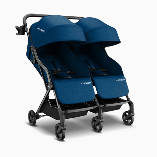 Mompush Lithe Double Stroller - Navy
