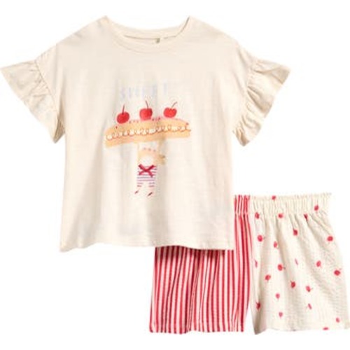 Kids' Graphic T-Shirt & Seersucker Shorts Set, 2-3Y