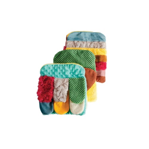 Crinkle Pockets - Rainbow - Set of 3