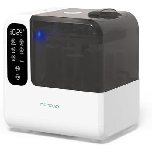 Momcozy DeepClean D8 Bottle Washer, Sterilizer & Dryer - Precision Cleaning | 8 Bottles Capacity, Rotary Jets for Hard-to-Reach Pump Parts, TargetWash Tech for Complex Feeding Accessories, Self-Clean