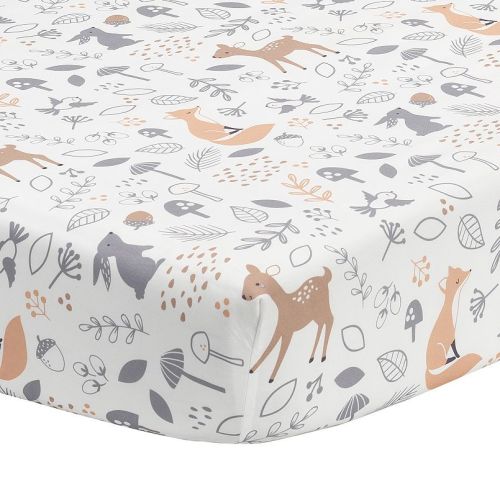 Bedtime Originals Woodland Animals Fitted Crib Sheet