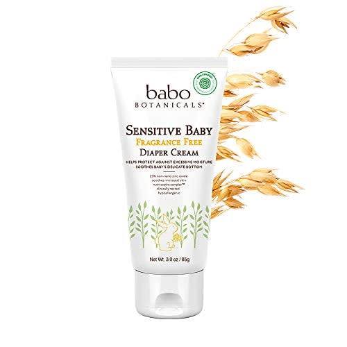 Babo Botanicals Sensitive Baby Zinc Fragrance Free Diaper Cream, 3 Ounce - Walmart.ca