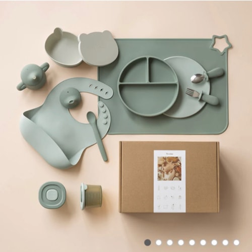 First Bites Gift Set (Sage/Mint)