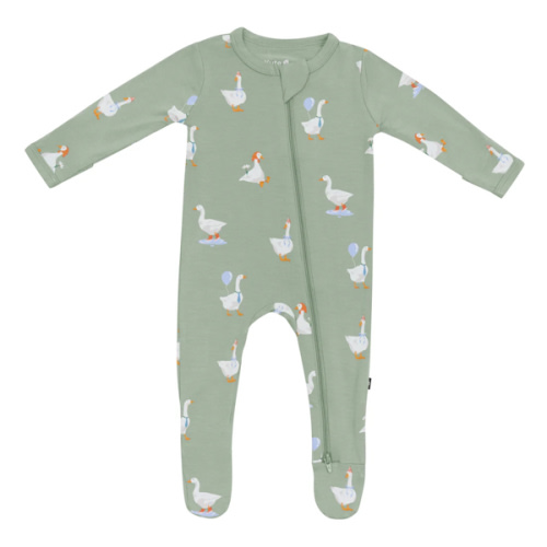 Goose Zippered Footie Pajamas | Baby Pajamas | Kyte Baby