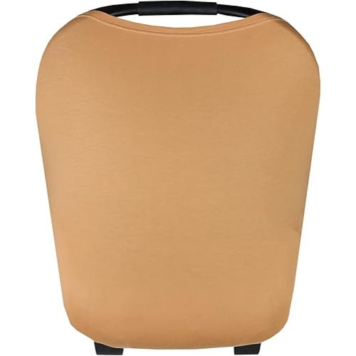 Copper Pearl Multi-Use Cover: Car Seat Covers, Nursing Cover, and Stroller Cover for Sun - Stretchy Fabric, All-Season Use, Stylish Designs, Easy Access for Moms - Dune