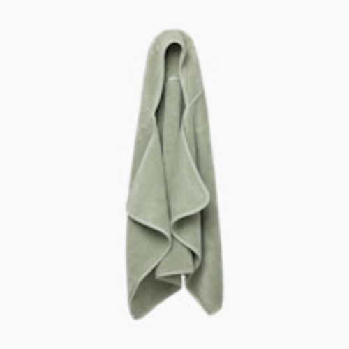 Lalo The Organic Ribbed Hooded Towel - Sage
