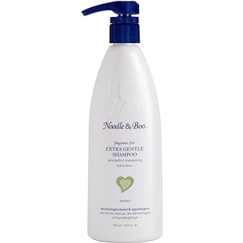 Noodle & Boo Fragrance Free Extra Gentle Shampoo for Baby Eczema Care, 16 fl. oz.