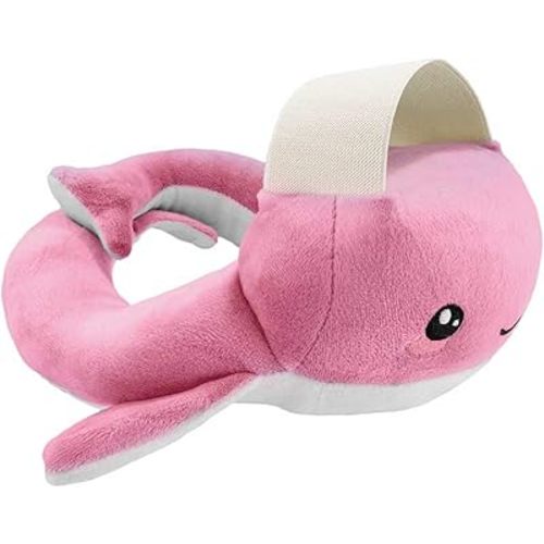 Bottle Holder Pillow, Neck Support Pad for Bottle Feeding Care, Comfort & Easier Nursing Cushion for Mom, Arm & Wrist Relief (Pink)