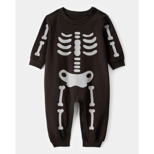 Baby Skeleton Long-Sleeve Jumpsuit - Black - Carter's | Carter's