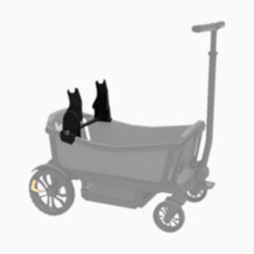 Infant Car Seat Adapter for Veer Cruiser (Nuna, Cybex, Maxi-COSI) | Fits Veer Cruiser 2 Seater