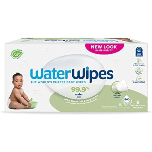 WaterWipes biodegradable 9 Packs (540 Count)