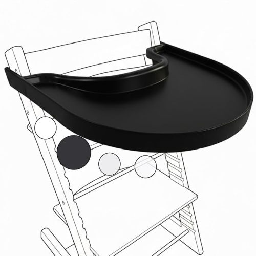 High Chair Tray for Stokke Tripp Trapp - Black