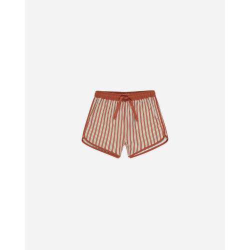Swim Trunk || Poppy Pinstripe