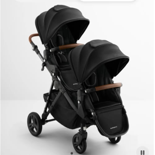 Mockingbird Double Stroller 3.0 w/ second seat kit