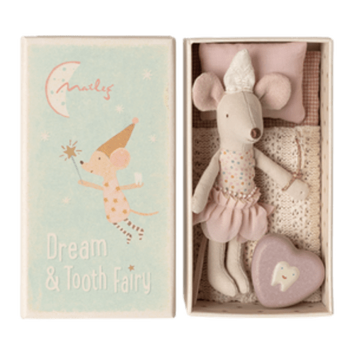 Tooth fairy mouse, Little sister in matchbox - Maileg USA