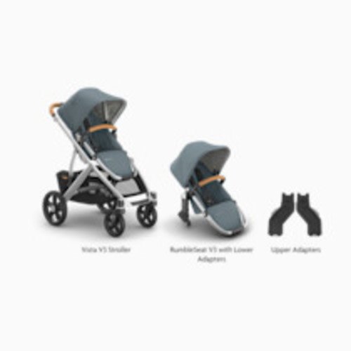 UPPAbaby Vista V3 Stroller, RumbleSeat V3 & Upper Adapters - Callum