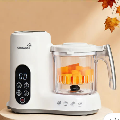 White Baby Food Maker | Steam & Blend | Nutri-Steaming – GROWNSY