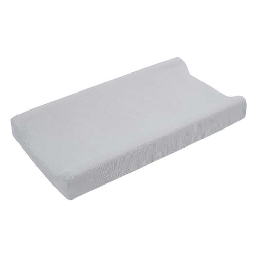 CMYYNNA Baby Bed Cover Breathable Simple Style Baby Nursing Table Cover Soft Smooth Changing Pads Cover Soft Comfy Bassinet Pad,Gray