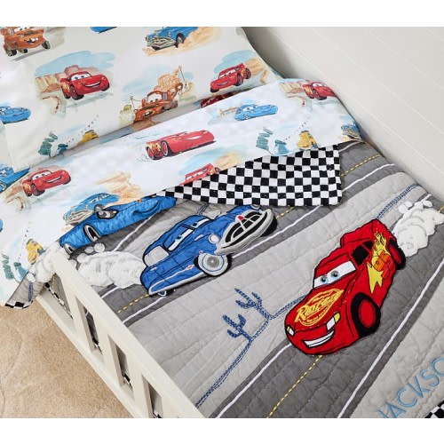 Disney and Pixar Cars Toddler Quilt (Crib Sized)