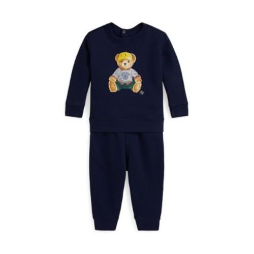 Baby Boys Polo Bear Fleece Sweatshirt & Pant Set