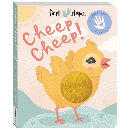 First Steps Cheep Cheep! Touch And Feel Board Book | Baby Bunting AU