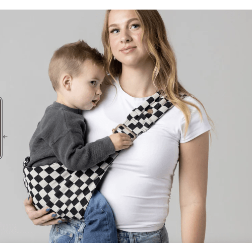 The Monarch Toddler Sling - Ebony Check