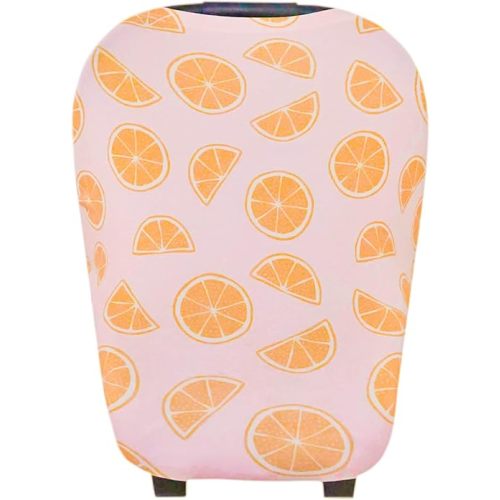 Copper Pearl Multi-Use Cover: Car Seat Covers, Nursing Cover, and Stroller Cover for Sun - Stretchy Fabric, All-Season Use, Stylish Designs, Easy Access for Moms - Cutie