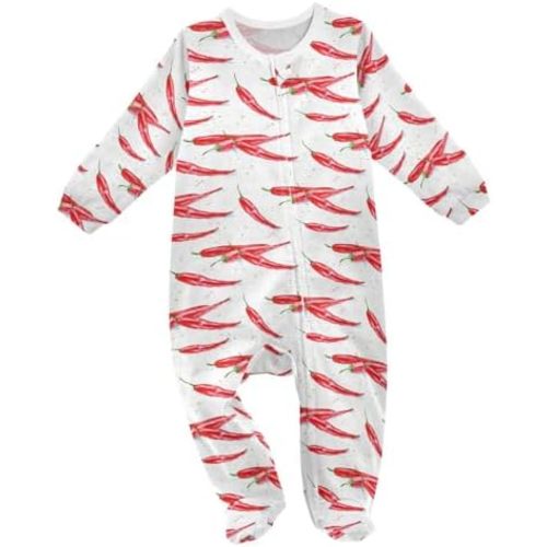 Dussdil Baby One-Piece Footies Newborn Rompers Pajamas Cotton Footed Pjs for Sleep Play Boys Girls
