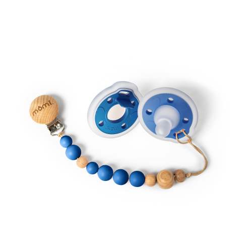 mōmi babypace® pacifier gift set in regal lapis blue